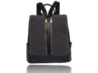 LARGE BACKPACK WITH VERTICAL DOUBLE ZIPPER