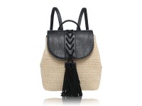 Small Backpack with tassel and flap
